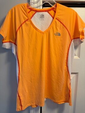 Women’s The North Face Flight Series Training Running Shirt Orange Size Medium